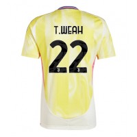 Juventus Timothy Weah #22 Vieraspaita 2024-25 Lyhythihainen